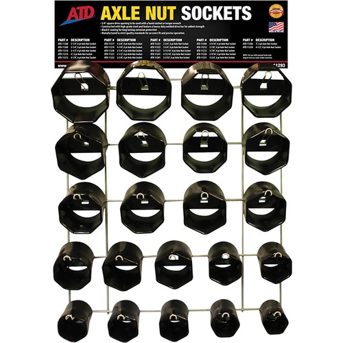 8 pt axle - axle, nut